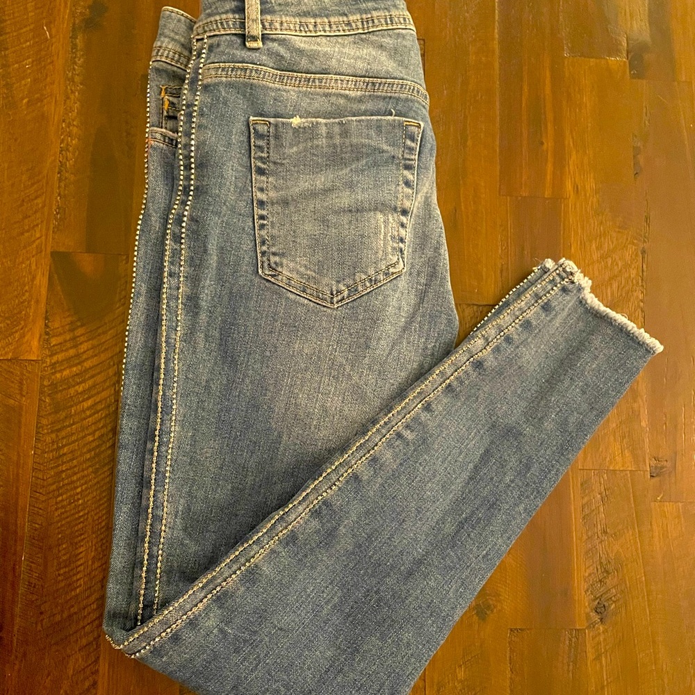 Zara Rhinestone Jeans